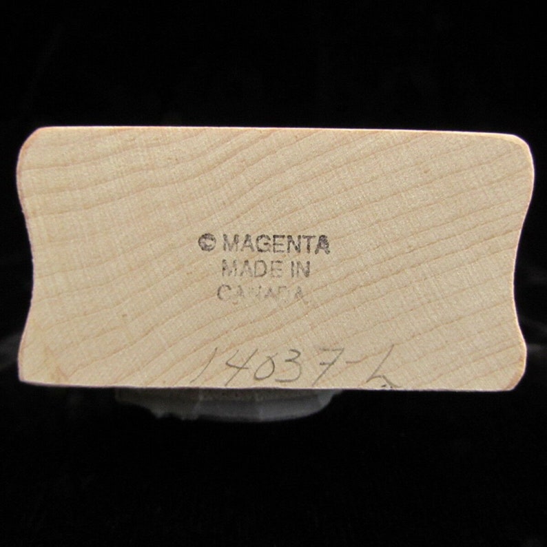 Magenta Canada Art Nouveau Reclining Beauty Lady Fainting Couch Rubber Stamp