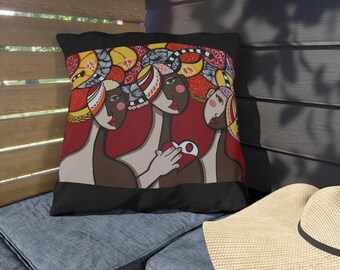 Me Too Outdoor Pillow: arte original impreso en decoración del hogar de alta calidad.