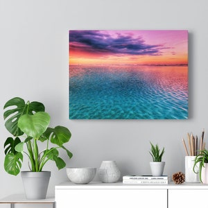 Ponce Inlet, Florida Vibrant Evening - Canvas Gallery Wraps