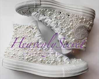 converse white wedding shoes