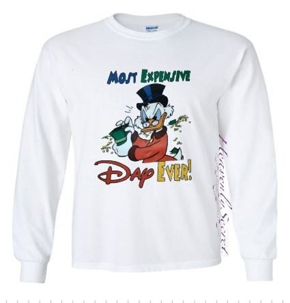 donald duck long sleeve shirt