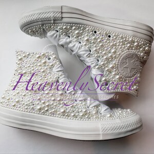 sparkly converse for wedding