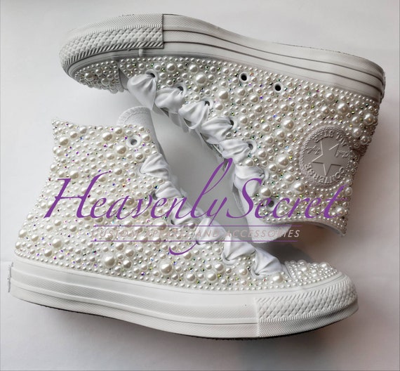 bling high top converse