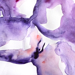 Sexy Naked Women Bodies Print of Original Watercolor Painting. Erotic