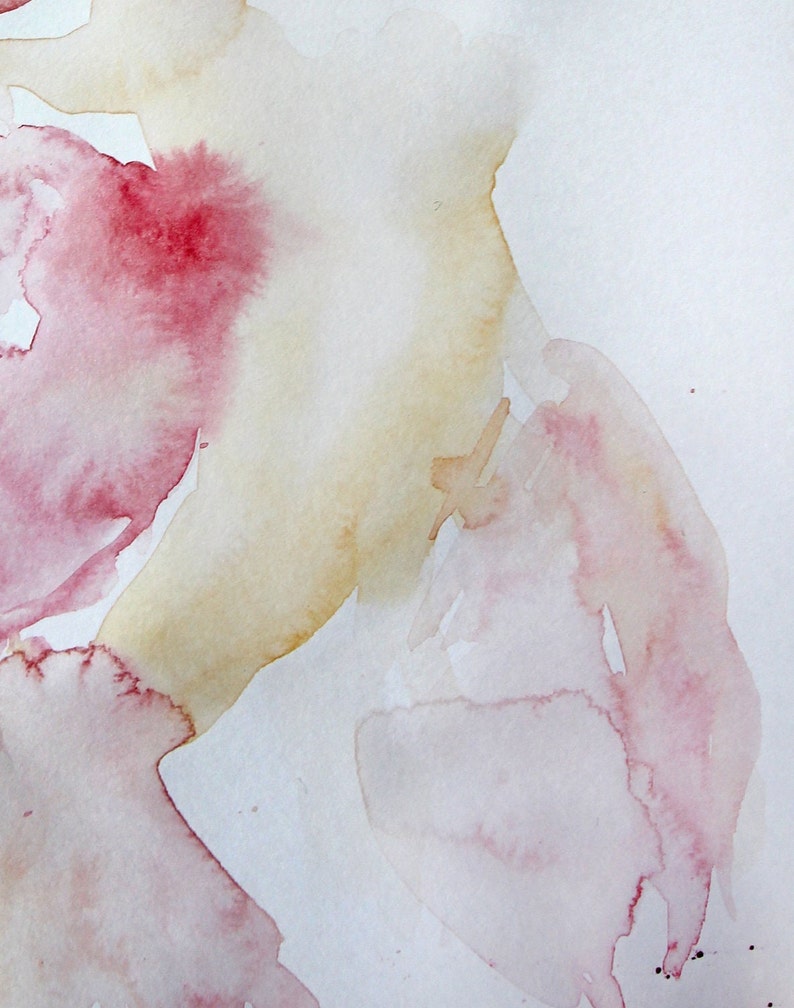 Sexy Naked Lesbian Print. Original Watercolor. Erotic Wall Decor. Naked Art. Sexy Poster. Sexy