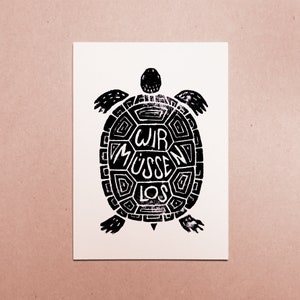 Carta A6 "Tartaruga"