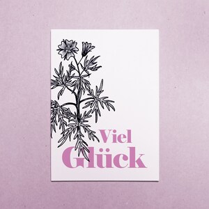 Karte A6 "Viel Glück"