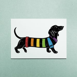 Karte A6 "Bunter Hund"