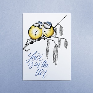 Karte A6 "Love is in the air"