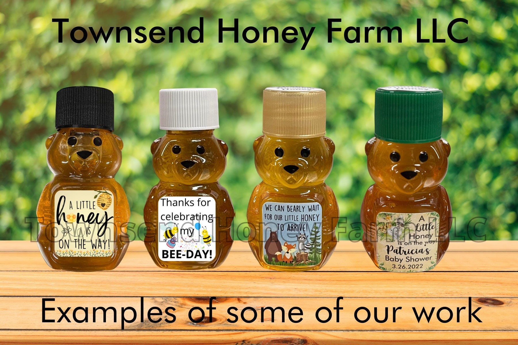 12 oz Glass Bear Honey Jar – Foxhound Bee Company