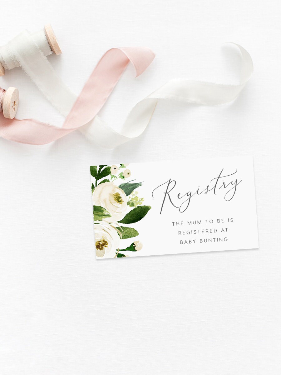 Registry Card Printable INSTANT DOWNLOAD Printable Registry | Etsy