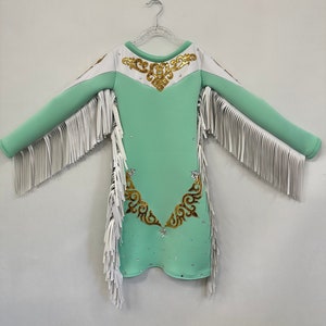 Rodeo Queen Chic Dress: Scuba & Vegan Leather with Unique Rhinestone Accents Handmade InThe USA By Wholesome Goods Co