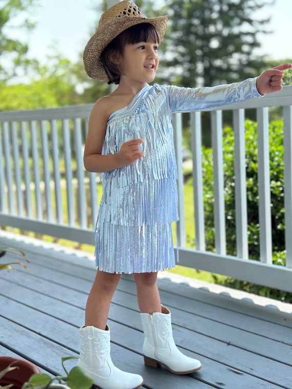 Disco top fringe dress