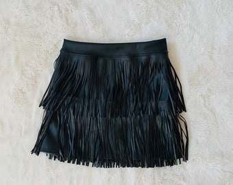 Fringe Skirt|kid Fringe Skirt|girl Fringe Skirt|boho Chic|handmade