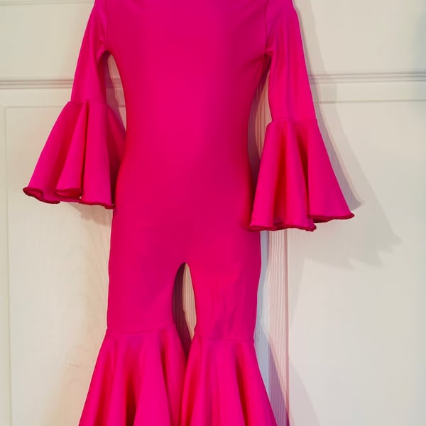 Bell Sleeve Jumpsuit Etsy