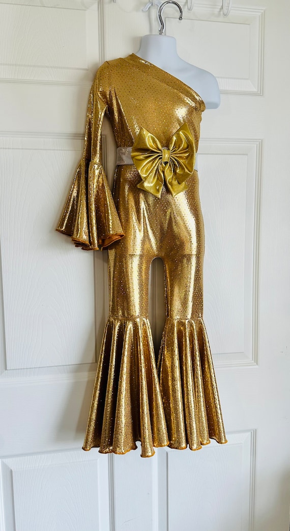 Disco Queen Jumpsuit Gold Disco Queen Jumpsuit Gold
