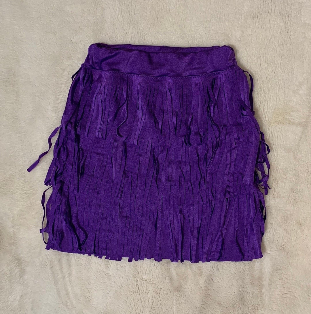 Custom Inked Fringe Cut Skirt - Lycra main image 0