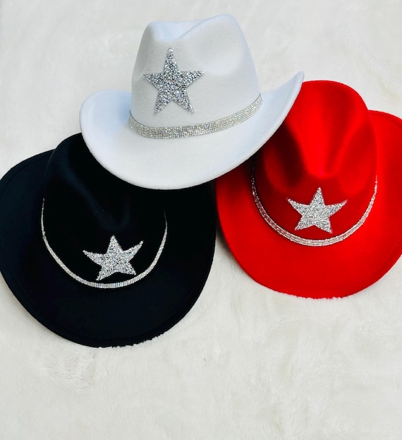 Rhinestone Star Cowgirl Hat – Kids (3–8), Youth/teen (12–16  display picture 3