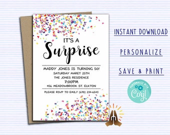 party invitations etsy