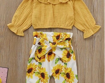 12 month sunflower dress