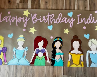 Princess Birthday Banner
