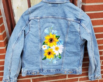 sunflower jean jacket