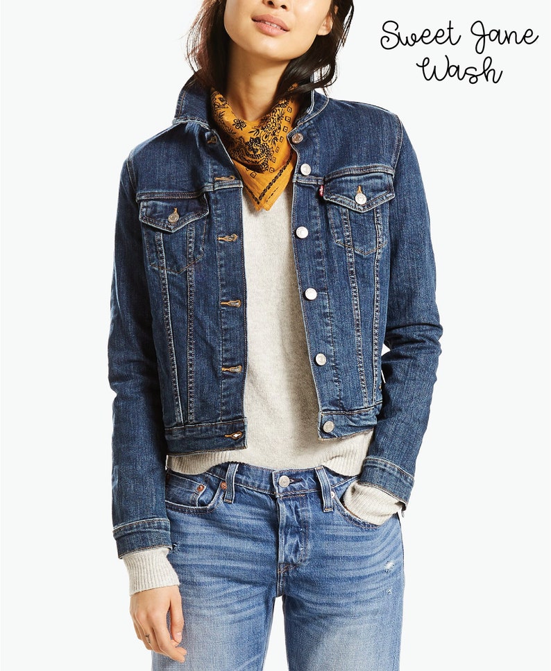 custom levi jean jacket