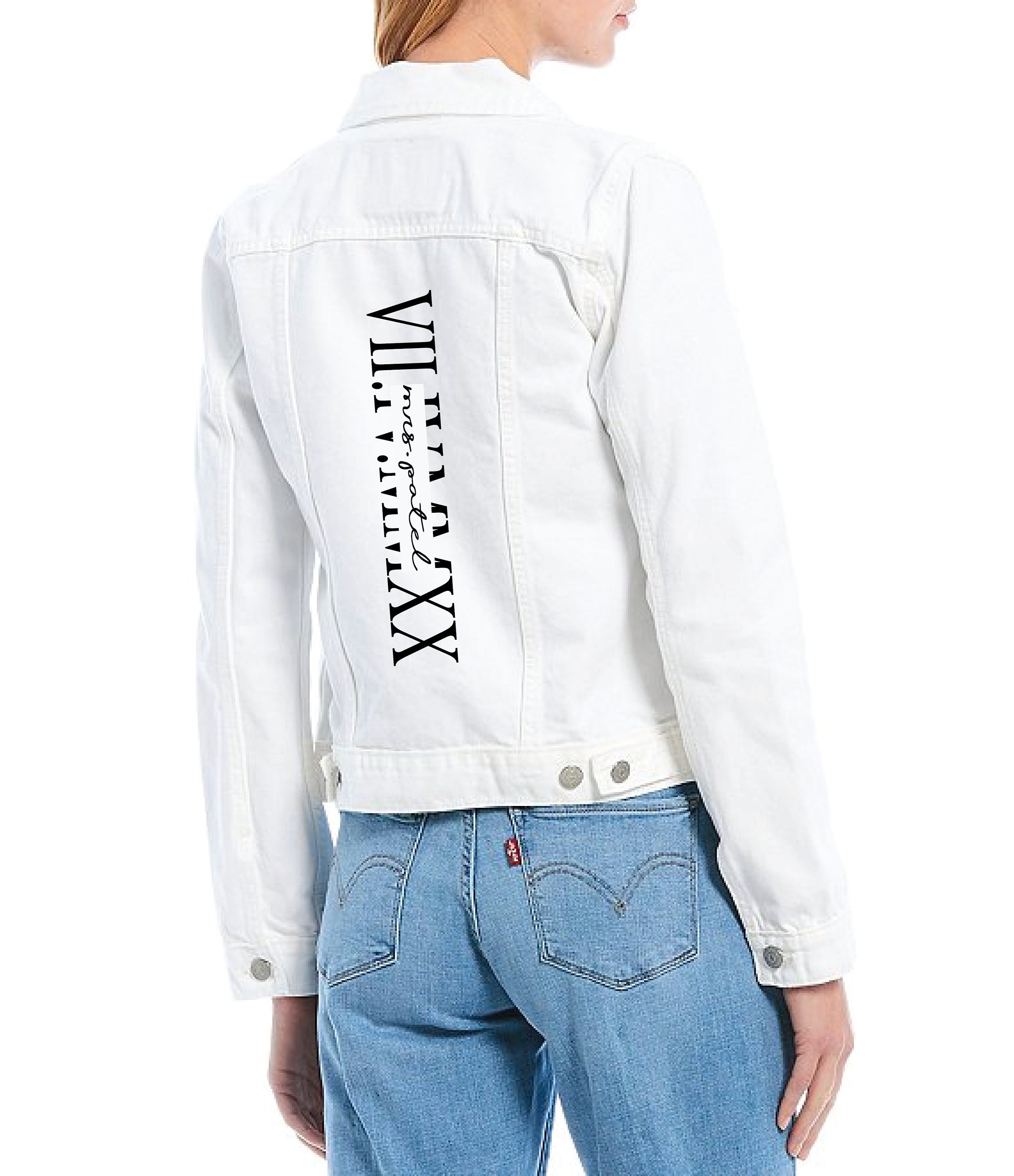 custom levis jean jacket