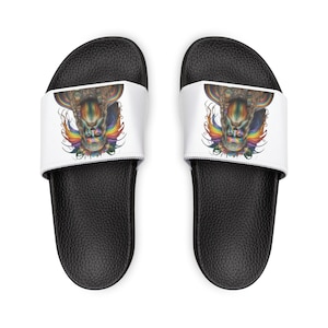 White God Sandals: Psychedelic Witchy Boho Festival Shoes