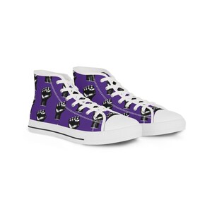 Fist Pump High Top Sneakers: Rebel Streetwear Shoes