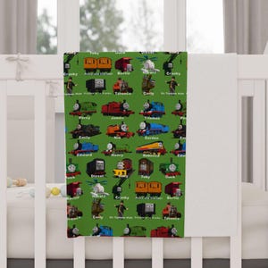 Thomas and Friends Toddler Blanket: Soft Fleece Nursery Decor