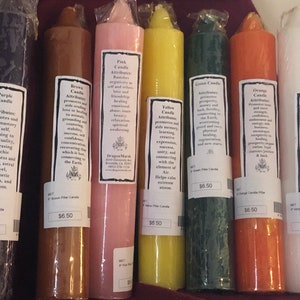 9 in Pillar Candles