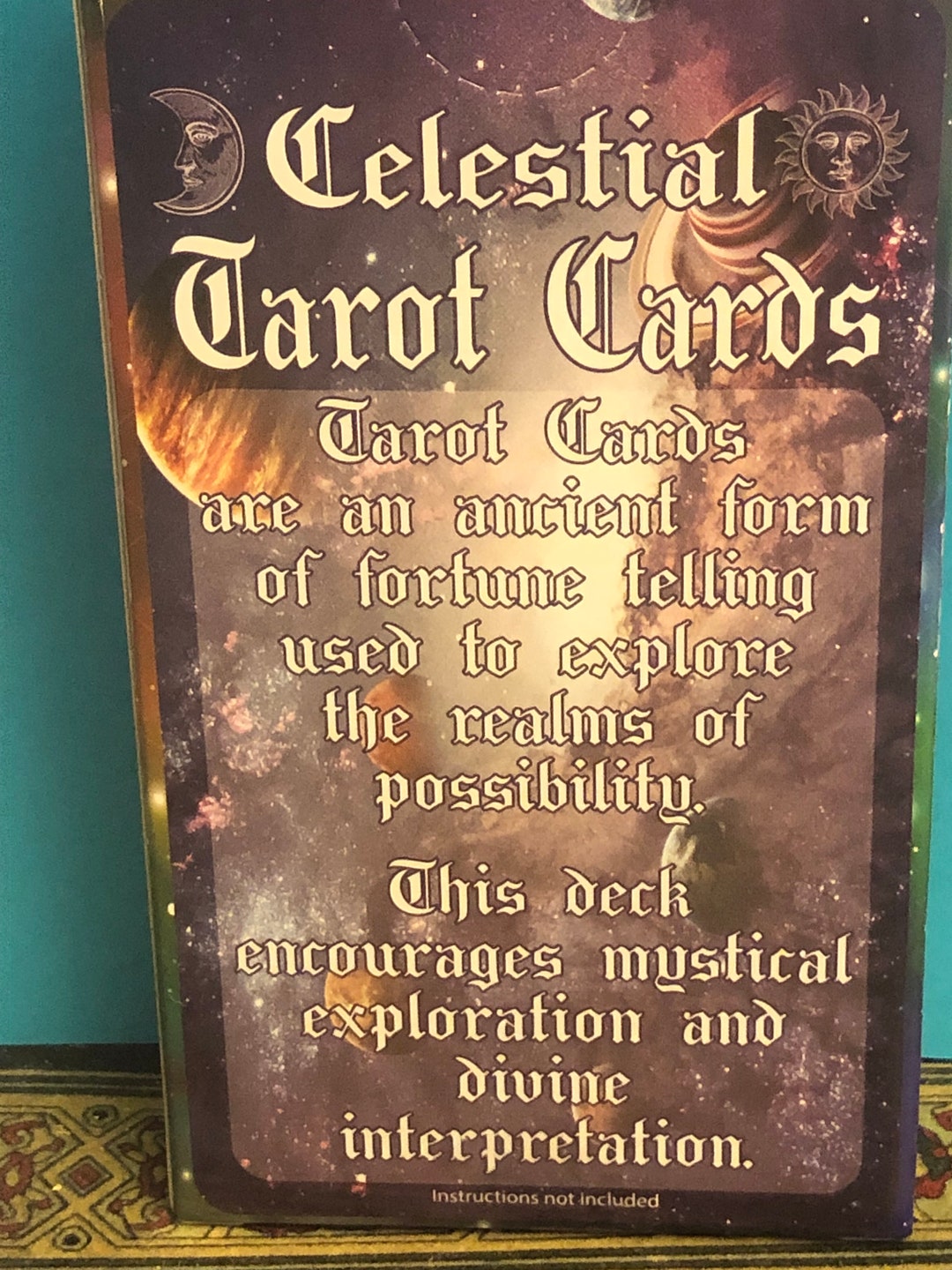 Celestial Tarot Cards Etsy