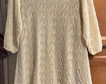 Beige Knitted Dress from Zara