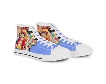 Straw Hat Pirates High Top Sneakers | Anime One Piece Design