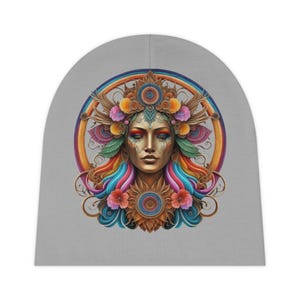 Goddess Pagan-babybeanie: new-age hippie-hemelhoed