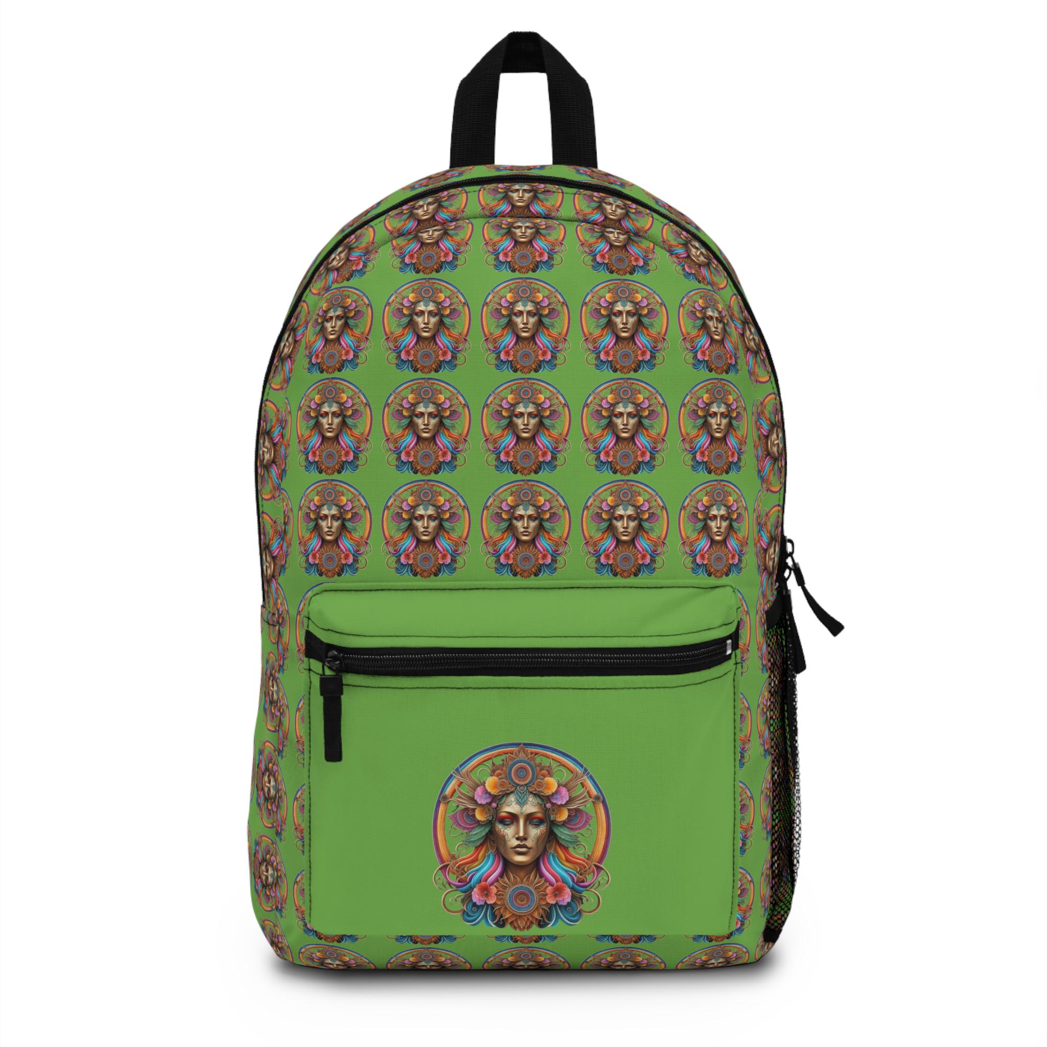 Hippie Goddess Backpack: Psychedelic Boho Festival Bag - Etsy