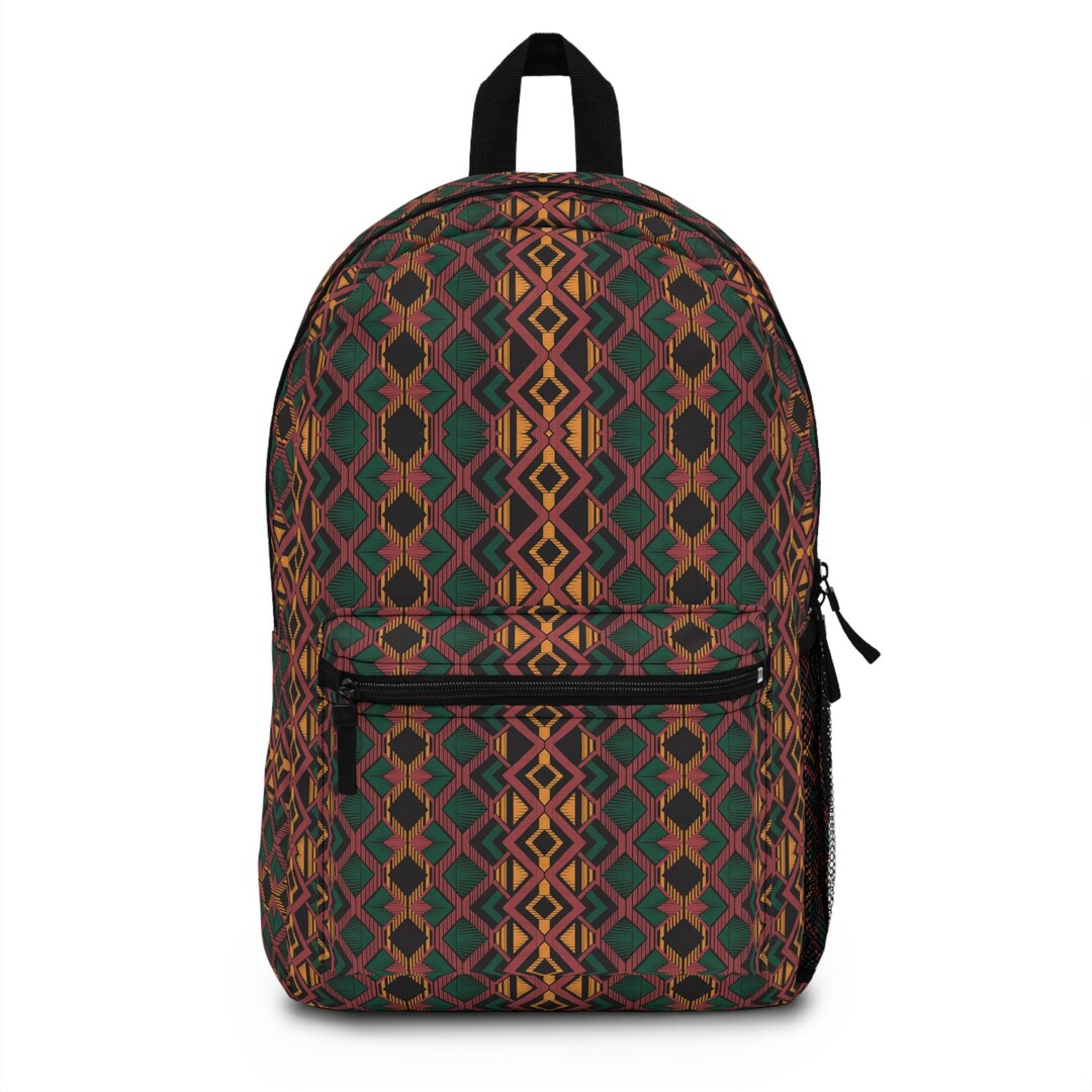 Geometric Rucksack Geometric Tribal Backpack, Streetwear Rucksack, Ethnic Travel Bag - Etsy