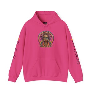 Goddess Hoodie Sweatshirt, Psychedelic Wicca Clothing, Hippie New Age Pullover, Unisex Hooded Jumper, Festival Attire