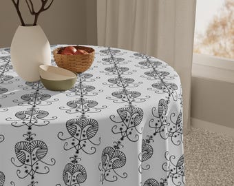 Oshun Veve Altar Cloth (White)