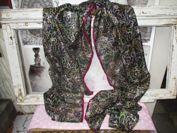Silk Scarf Silk Scarf Cloth Stole Scarf 2,00 X 50 Cm Pattern Noble