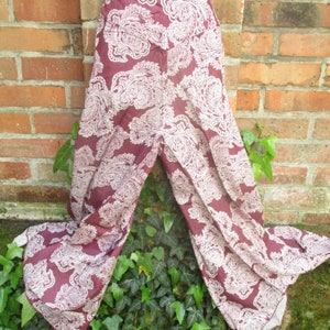 Pants Summer Culottes Skirt Trousers Flared Pants Hippie Ethno Goa Festival