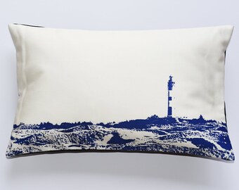 Pillow Amrum - Lighthouse Blue