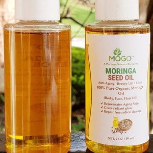 MOGO™ Organic Moringa Oil for Hair Growth,Face & Body Massage Oil