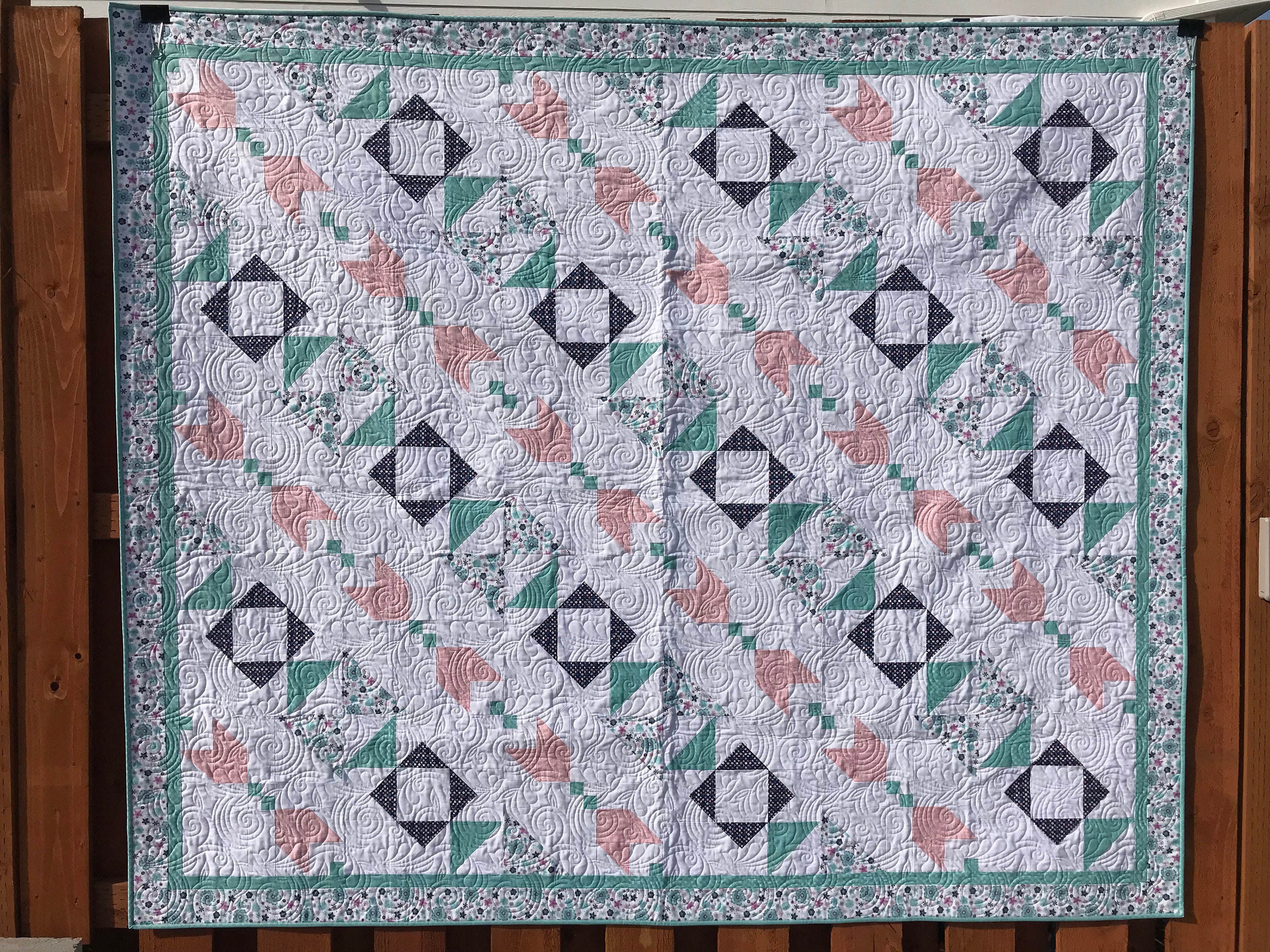 Beautiful Pastel Handmade Lap Quilt Etsy