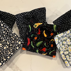 Assorted Reversible Microwave Bowl Cozy, Soup Bowl Cozy