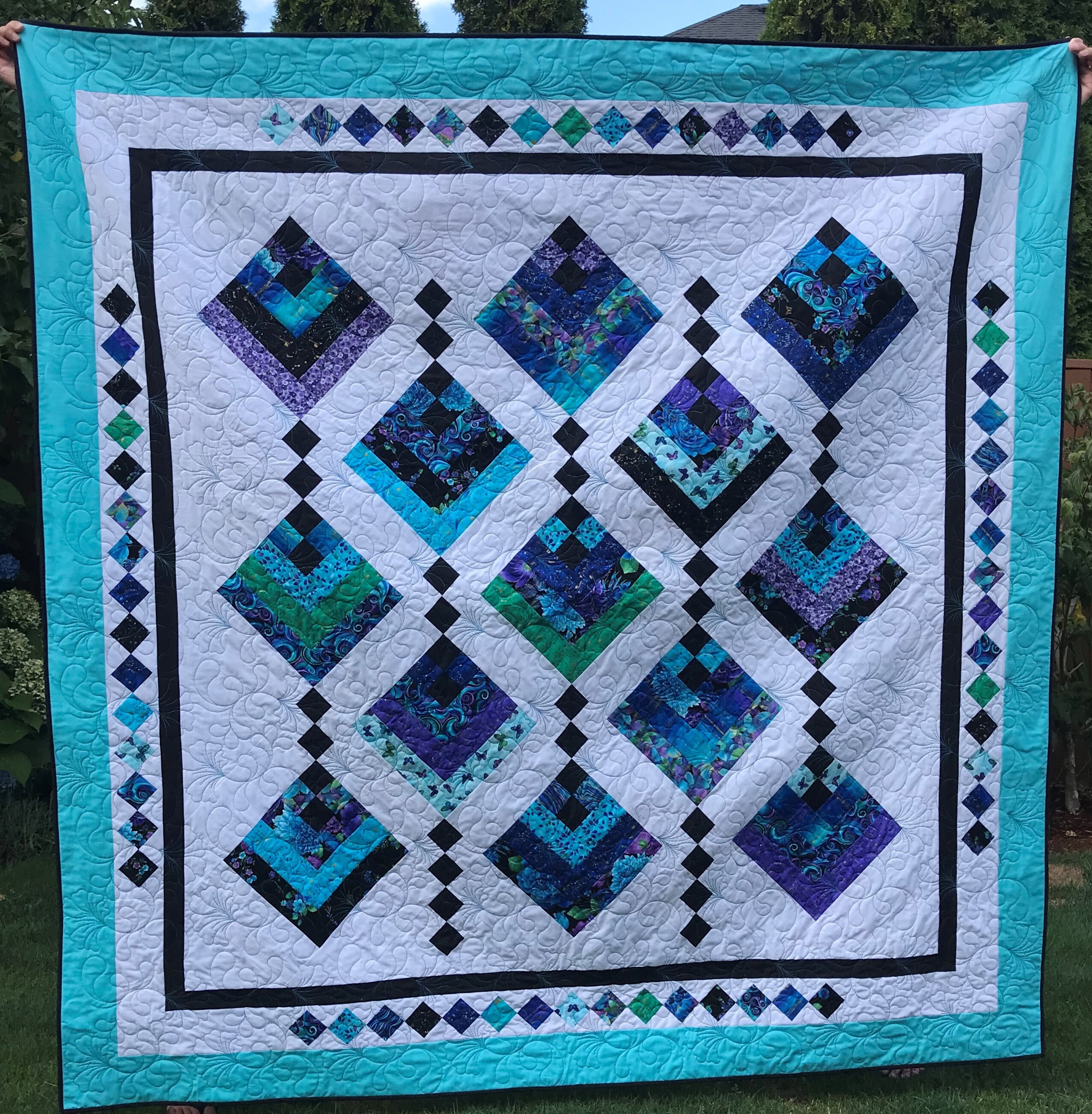 Beautiful Handmade Hanging Gardens Quilt Etsy