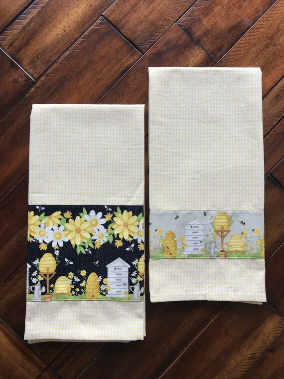 Assorted Handmade Kitchen Towels Etsy