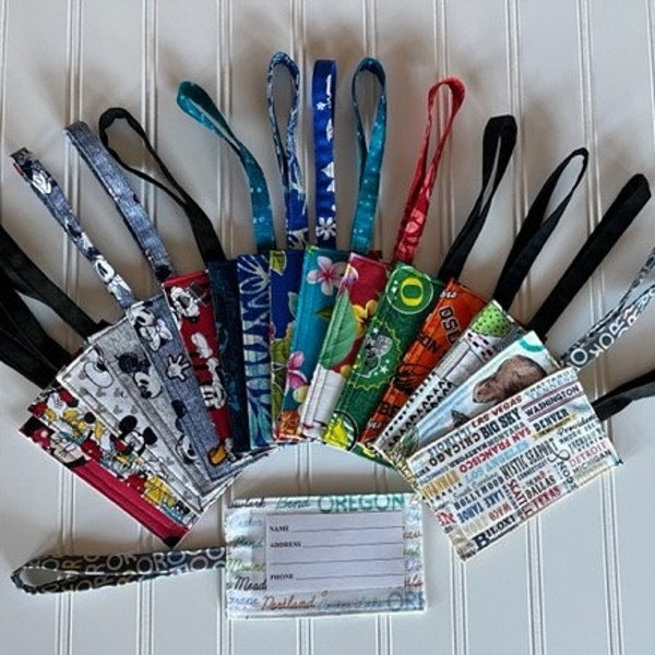 Fabric Luggage Tags