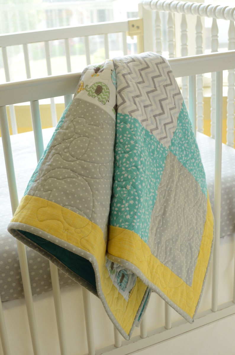 Handmade Baby Quilt Gender Neutral Etsy